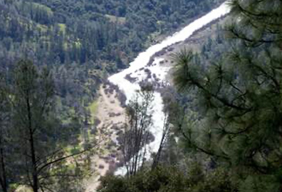 river running through a valley